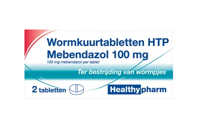 Wormkuurtabletten HTP Mebendazol 100 mg