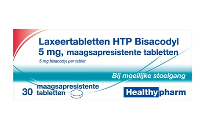 Laxeertabletten HTP Bisacodyl 5 mg