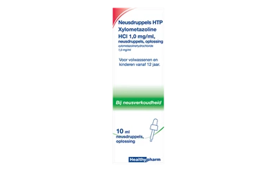 Neusdruppels HTP Xylometazoline HCl 1,0 mg/ml