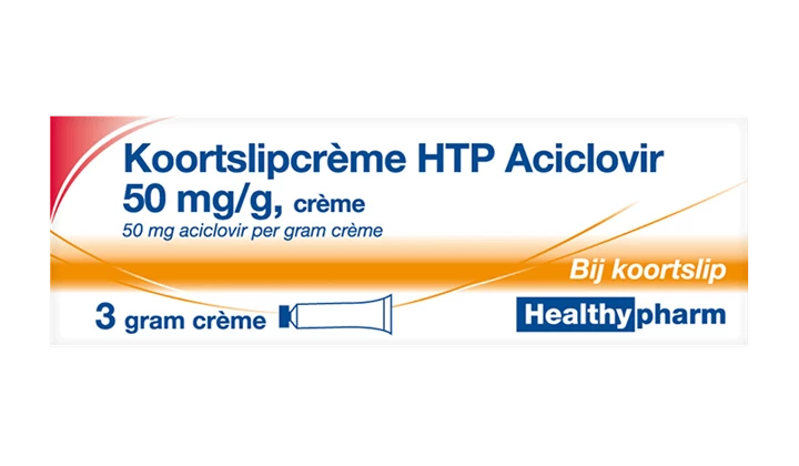 Healthypharm Koortslipcrème Aciclovir Koortslipcrème Aciclovir bij koortslip