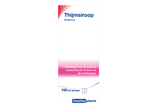 Verpakking Thijmsiroop suikervrij Thijmsiroop verpakking