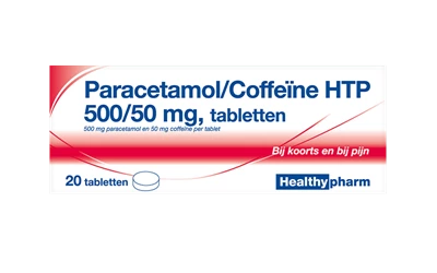 Paracetamol/Coffeïne HTP 500/50 mg