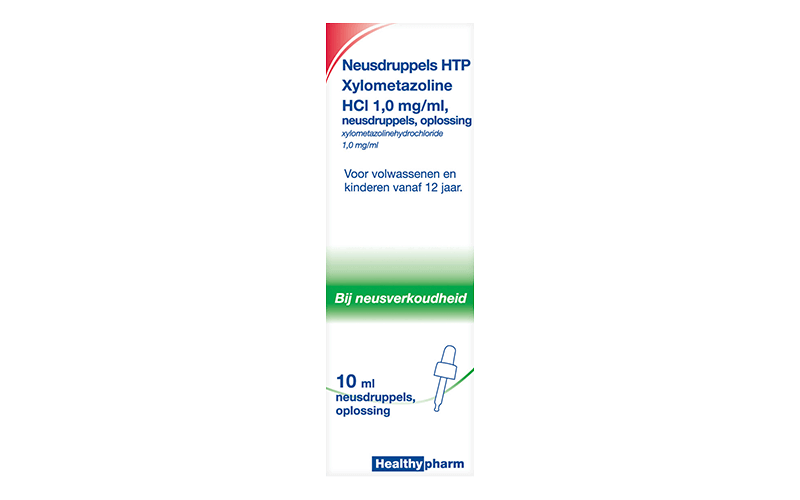 Neusdruppels HTP Xylometazoline HCl 1,0 mg/ml
